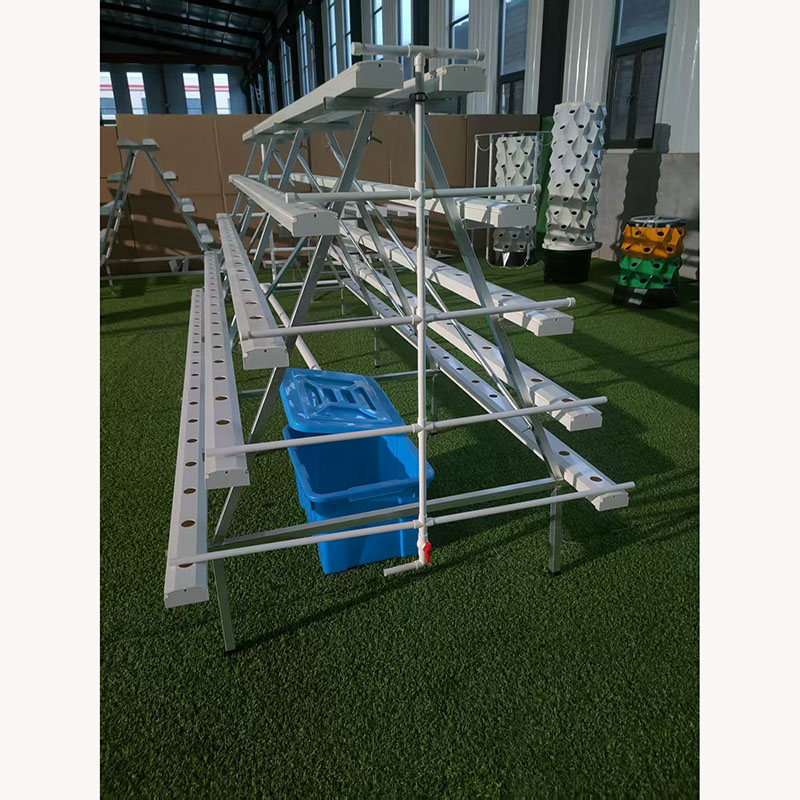 Multi layer three-dimensional hydroponic planting tank (NFT soilless cultivation pipeline planting rack)