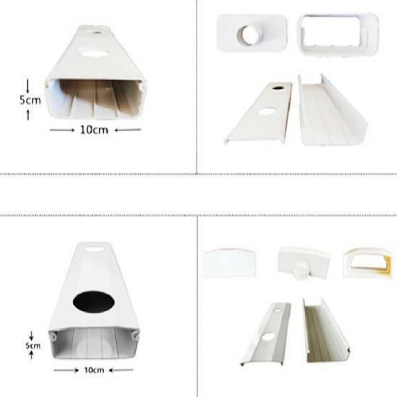 Angd PVC NFT Hydroponic Growing Channel Pipe