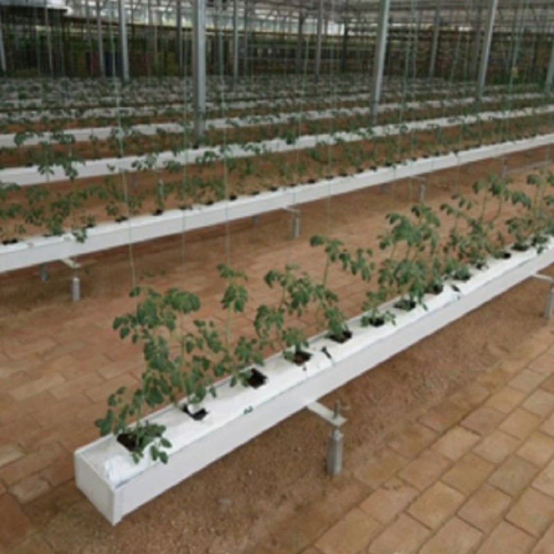 Angd PVC NFT Hydroponic Channel Multi-layer Grow System