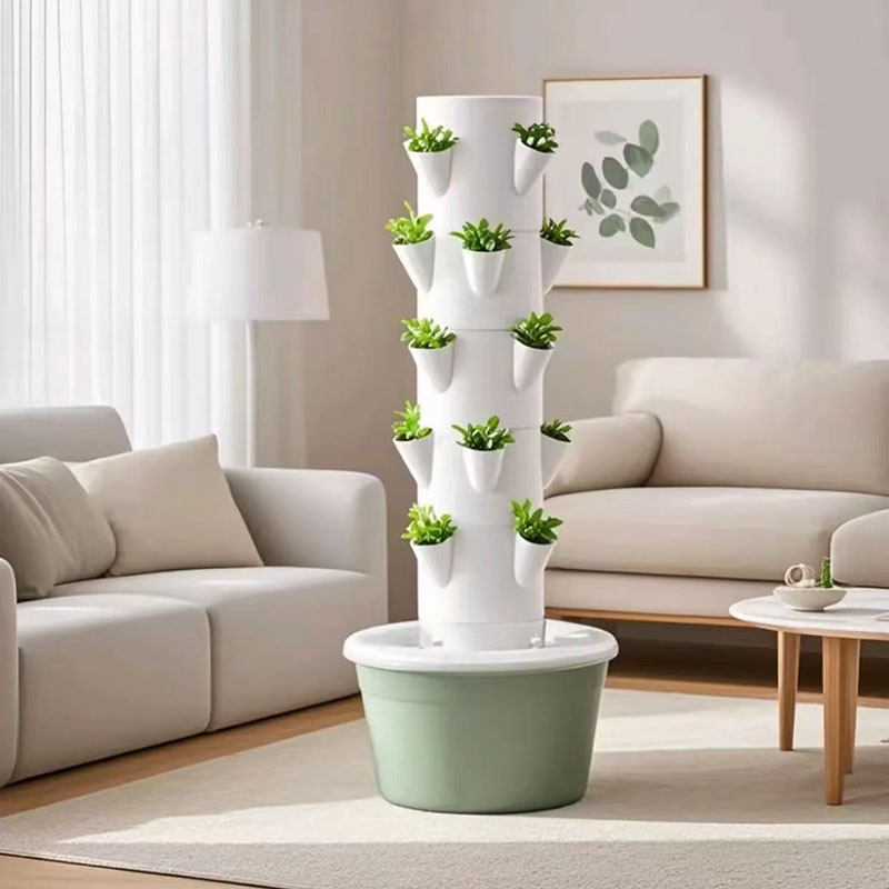 Lettuce Vertical Hydroponic Tower System