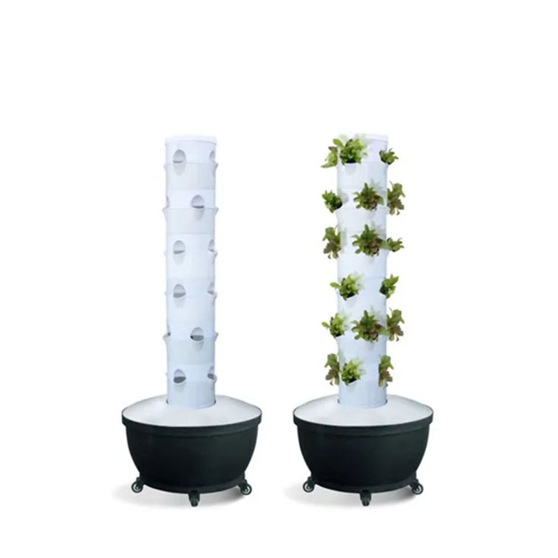 Small Footprint Hydroponic Tower Garden