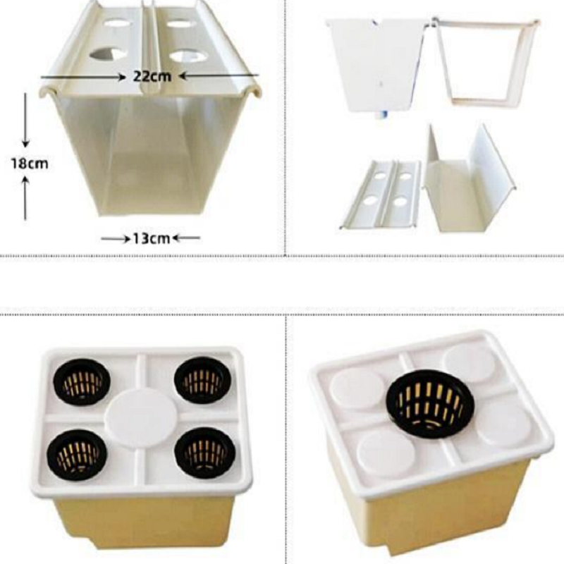 Plastic Dutch Bucket for Hydroponic Growing