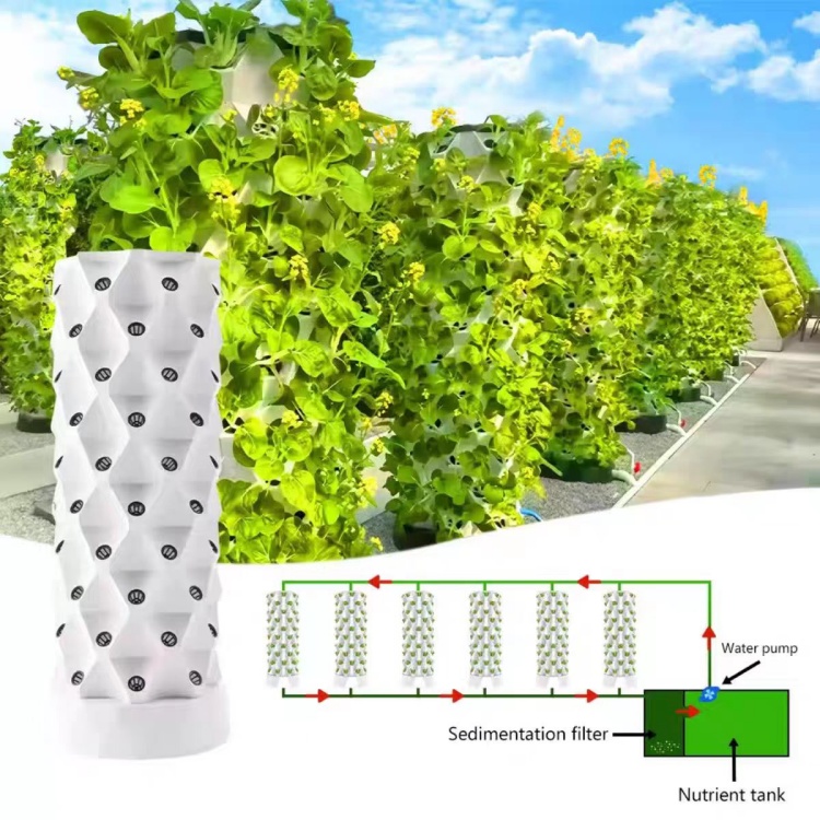 Self-Watering Hydroponic Pineapple Tower