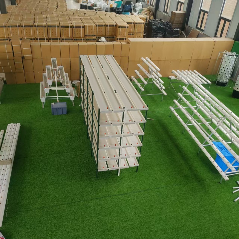 High-Yield Hydroponic Fodder Growing Rack for Cattle
