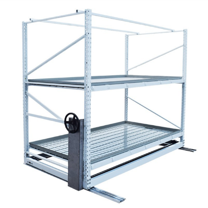 Hydroponic Mobile Grow Table with Hand Wheel