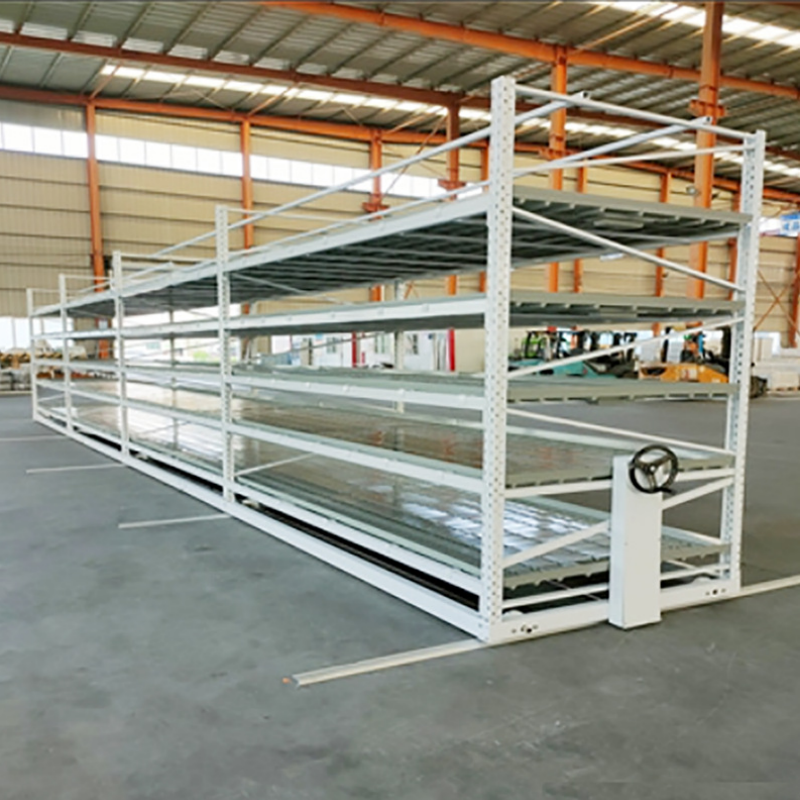 Commercial Greenhouse Mobile Seedling Grow Rack